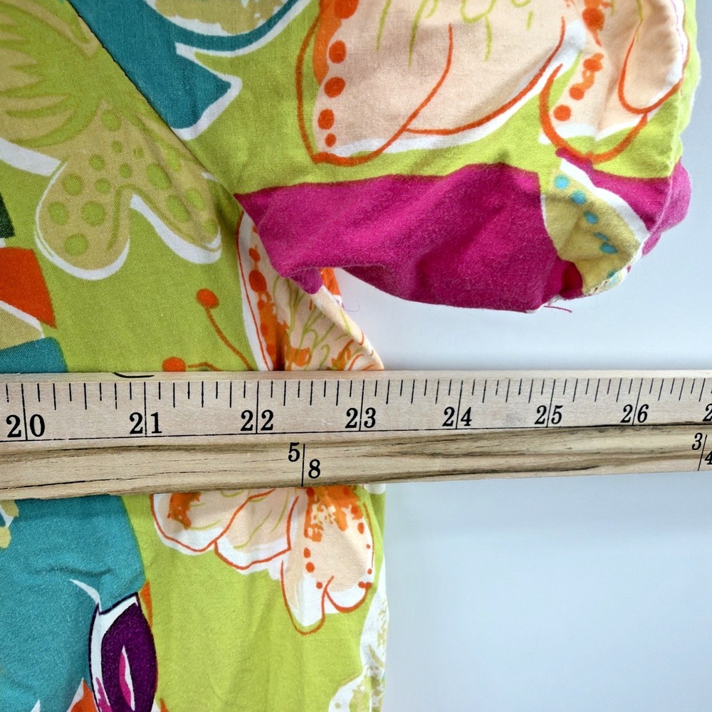 National Vtg Mumu Midi Dress Tropical Floral Women Plus 1X Grannycore Retro - Picture 5 of 7